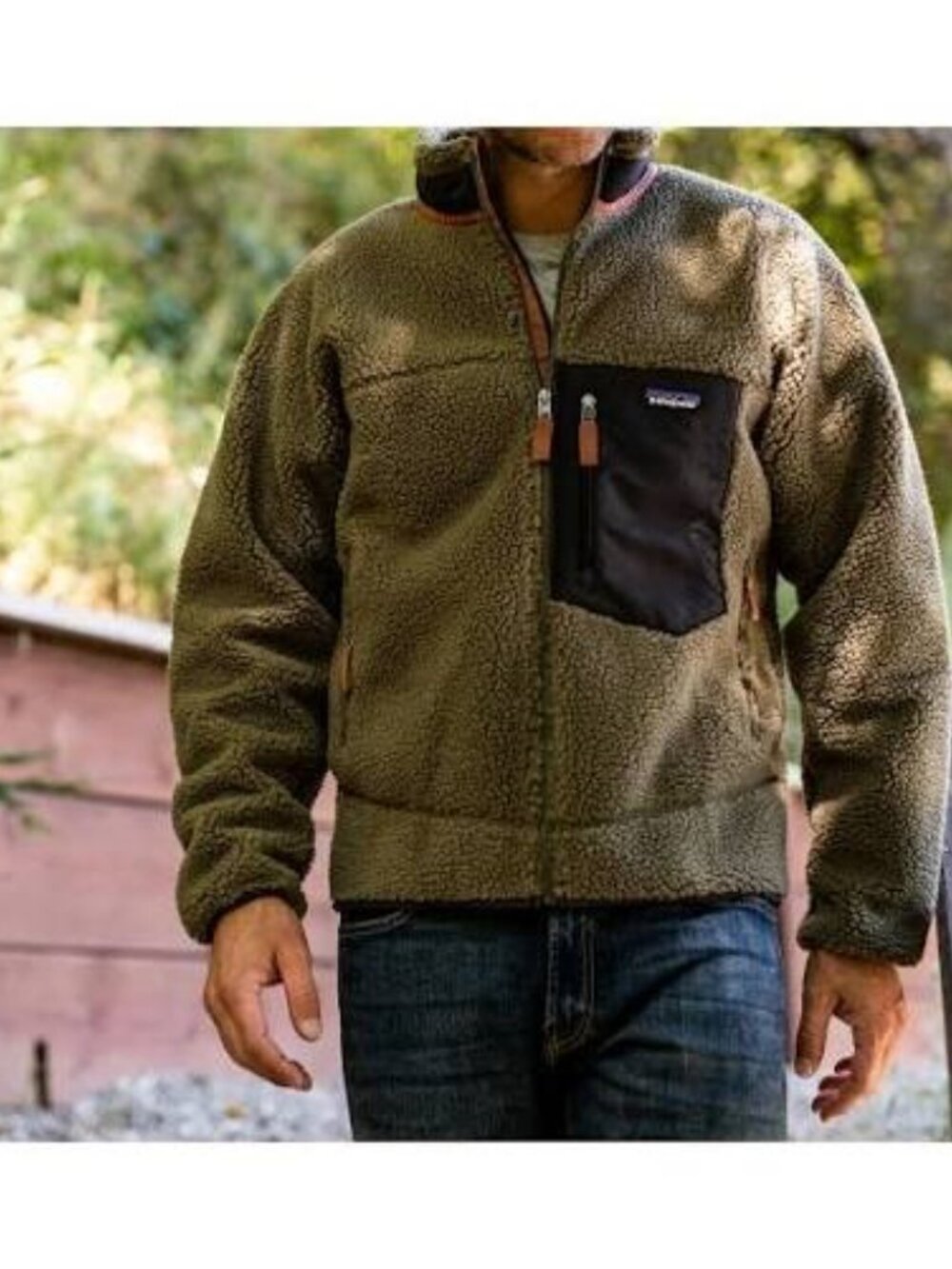 NWT Patagonia The Classic Retro-X Jacket Sage Khaki Made in Vietnam size Large